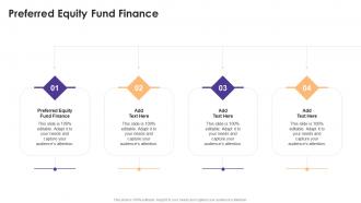Preferred Equity Fund Finance In Powerpoint And Google Slides Cpb
