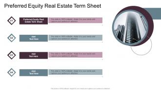 Preferred Equity Real Estate Term Sheet In Powerpoint And Google Slides Cpb