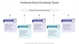 Preferred Stock Dividends Taxed In Powerpoint And Google Slides Cpb