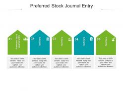 Preferred stock journal entry ppt powerpoint presentation file background cpb