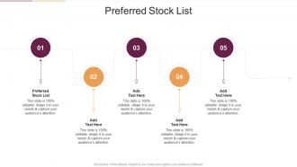 Preferred Stock List In Powerpoint And Google Slides Cpb