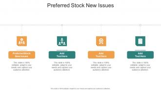 Preferred Stock New Issues In Powerpoint And Google Slides Cpb
