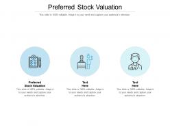 Preferred stock valuation ppt powerpoint presentation infographic template slides cpb