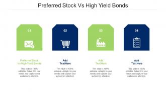 Preferred Stock Vs High Yield Bonds Ppt Powerpoint Presentation Example Cpb