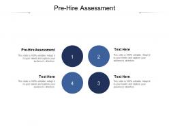 Prehire assessment ppt powerpoint presentation professional master slide cpb