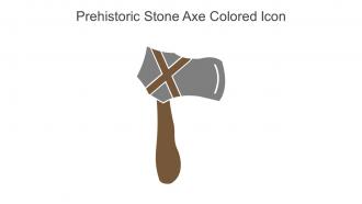 Prehistoric Stone Axe Colored Icon In Powerpoint Pptx Png And Editable Eps Format
