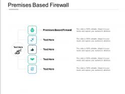 Premises based firewall ppt powerpoint presentation layouts maker cpb
