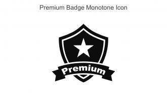 Premium Badge Monotone Icon In Powerpoint Pptx Png And Editable Eps Format