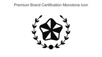 Premium Brand Certification Monotone Icon In Powerpoint Pptx Png And Editable Eps Format