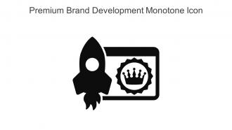 Premium Brand Development Monotone Icon In Powerpoint Pptx Png And Editable Eps Format