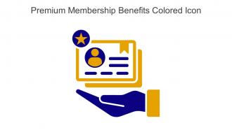 Premium Membership Benefits Colored Icon In Powerpoint Pptx Png And Editable Eps Format