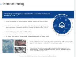 Premium Pricing Ppt Powerpoint Presentation Show Guide