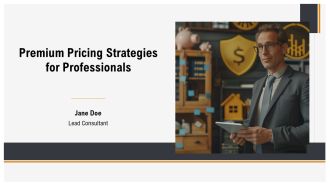 Premium Pricing Strategies For Professionals PPT Mockup AT