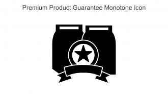 Premium Product Guarantee Monotone Icon In Powerpoint Pptx Png And Editable Eps Format