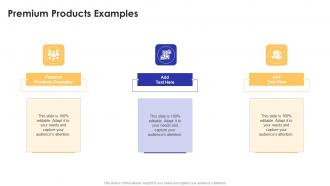 Premium Products Examples In Powerpoint And Google Slides Cpb