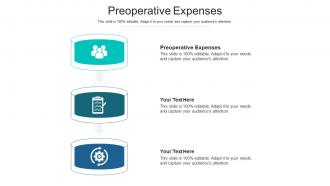 Preoperative expenses ppt powerpoint presentation styles guide cpb