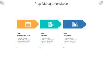 Prep management loan ppt powerpoint presentation infographics deck cpb