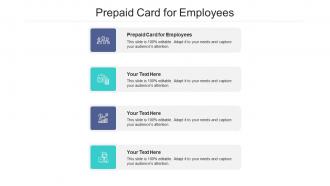 Prepaid card for employees ppt powerpoint presentation inspiration infographics cpb