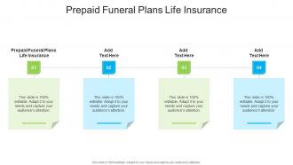 Prepaid Funeral Plans Life Insurance In Powerpoint And Google Slides Cpb