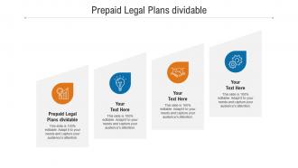 Prepaid legal plans dividable ppt powerpoint presentation summary template cpb