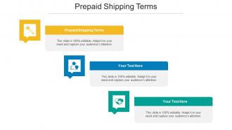 Prepaid Shipping Terms Ppt Powerpoint Presentation Slides Template Cpb