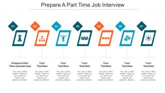 Prepare A Part Time Job Interview Ppt Powerpoint Presentation Styles Designs Download Cpb