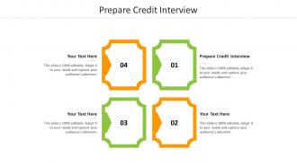 Prepare credit interview ppt powerpoint presentation styles themes cpb