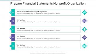 Prepare Financial Statements Nonprofit Organization In Powerpoint And Google Slides Cpb