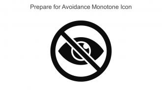 Prepare For Avoidance Monotone Icon In Powerpoint Pptx Png And Editable Eps Format