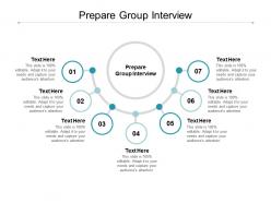Prepare group interview ppt powerpoint presentation infographic template slide cpb