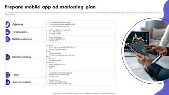 Prepare Mobile App Ad Marketing Plan Digital Marketing Ad Campaign MKT SS V