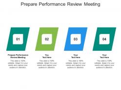 Prepare performance review meeting ppt powerpoint presentation file gridlines cpb