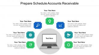 Prepare schedule accounts receivable ppt powerpoint presentation icon visuals cpb