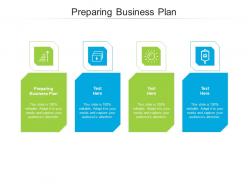 Preparing business plan ppt powerpoint presentation icon slides cpb