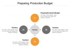 Preparing production budget ppt powerpoint presentation outline backgrounds cpb