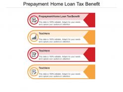Prepayment home loan tax benefit ppt powerpoint presentation icon slide cpb