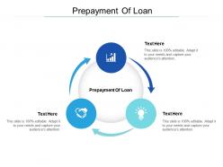 Prepayment of loan ppt powerpoint presentation slides icons cpb