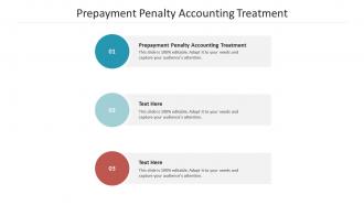 Prepayment penalty accounting treatment ppt powerpoint presentation model example cpb