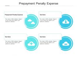 Prepayment penalty expense ppt powerpoint presentation summary deck cpb