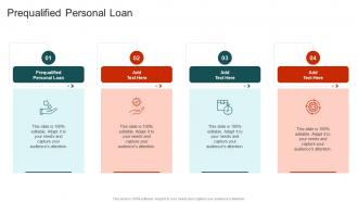 Prequalified Personal Loan In Powerpoint And Google Slides Cpb