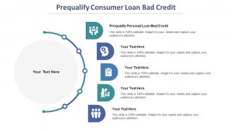Prequalify Consumer Loan Bad Credit Ppt Powerpoint Presentation Outline Aids Cpb