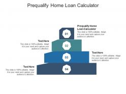 Prequalify home loan calculator ppt powerpoint presentation visual aids slides cpb