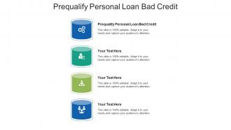 Prequalify personal loan bad credit ppt powerpoint presentation file inspiration cpb