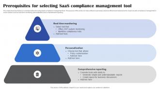 Prerequisites For Selecting Saas Compliance Management Tool