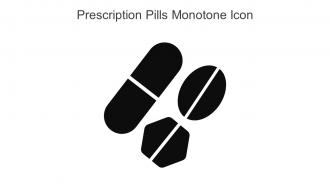 Prescription Pills Monotone Icon In Powerpoint Pptx Png And Editable Eps Format
