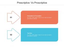 Prescriptive vs proscriptive ppt powerpoint presentation portfolio picture cpb
