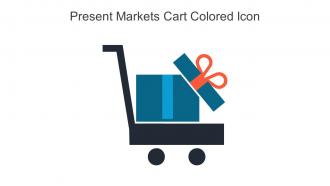 Present Markets Cart Colored Icon In Powerpoint Pptx Png And Editable Eps Format