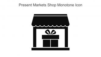 Present Markets Shop Monotone Icon In Powerpoint Pptx Png And Editable Eps Format