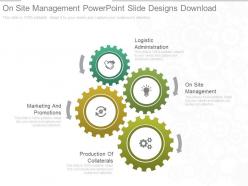 55451883 style variety 1 gears 4 piece powerpoint presentation diagram infographic slide