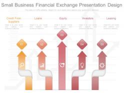 Present small business financial exchange presentation design